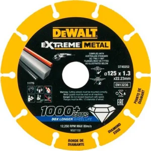 Диск алмазний DeWALT 125x1,3x22,23мм (DT40252)