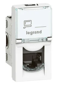 Розетка RJ45 Legrand Mosaic белый (76561)