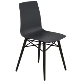 Фото стул papatya x-treme-s wox антрацит матовый, бук венге лак (3057)