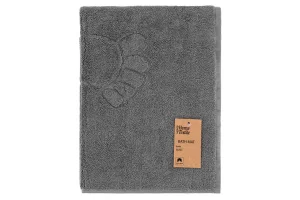 Килимок-рушник для ніг Ardesto Benefit махровий сірий 50х70см (ART2457SG)