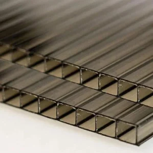 Полікарбонат стільниковий Sototherm 6мм бронза