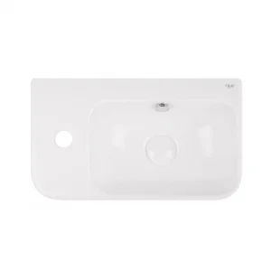 Раковина Qtap Tern з донним клапаном 45х26х16см (QT17115117LW)