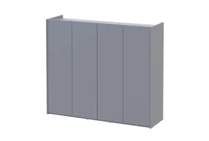 Фото тумба для обуви doros кассель серый 4 дсп 128х40х110 (41516226)