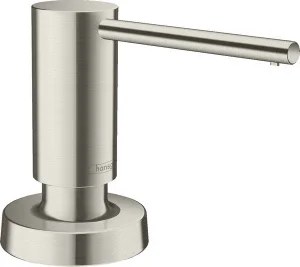 Фото дозатор для моющих средств hansgrohe a51 стальной 500мл (40448800)