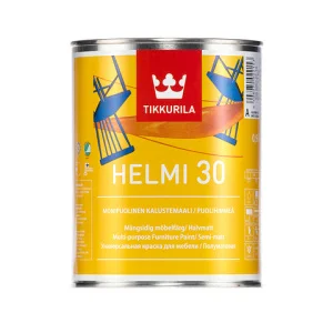 Краска алкидная полуматовая Tikkurila Helmi 30 0,9л