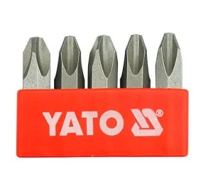 Вставки викруткові до ударних викруток YATO PH2x36мм, HEX d5/16" 5шт. (YT-2810)