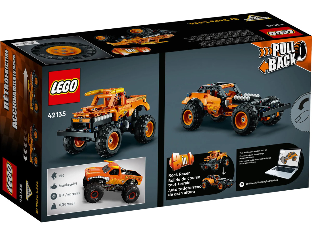  Lego Technic Monster Jam El Toro Loco 247  (42135)