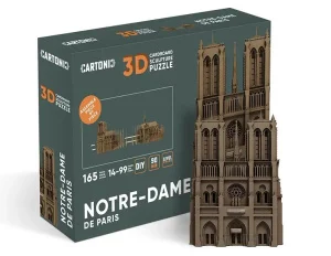 Фото картонный конструктор cartonic 3d puzzle notre-dame de paris