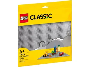 Фото конструктор lego classic базовая пластина серого цвета (11024)