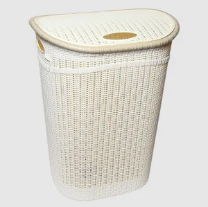 Кошик для білизни Irak Plastik Gordes жовтий 44,2x36,5x58см 52л (5610)