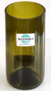 Ваза Mazhura скляна зі скосом 15см, d7,5см (mz706778)