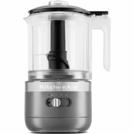 Фото кухонный миникомбайн kitchenaid 5kfcb519edg 1,3л серый уголь