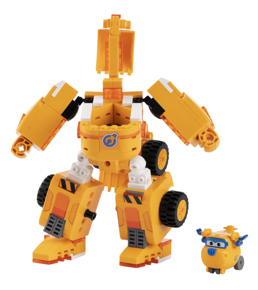 - Super Wings Small Blocks 2-in-1 Buildable Transforming Vehicle Donnie,  251  (EU385007)