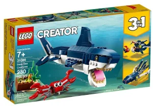 Фото конструктор lego creator обитатели морских глубин 230 деталей (31088)