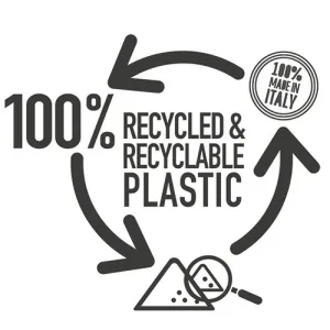 Горщик з автополивом Stefanplast Ethica графіт 25x25см 7,5л (68101)