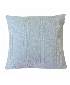 Наволочка Прованс Ажурна сіра 45x45см (012509)