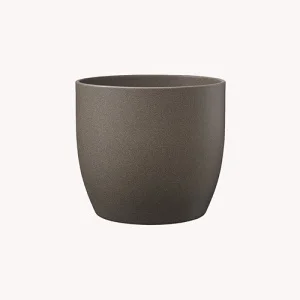 Кашпо Soendgen Keramik Basel Stone сіро-коричневий камінь 21см (0069-0021-1845)