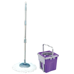 Набір для прибирання Planet Spin Mop Telescopic пурпуровий 9л (6847)