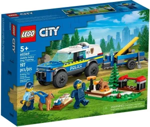 Фото конструктор lego city мобильная площадка для дрессировки полицейских собак (60369)