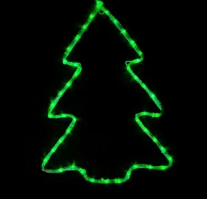 Фото гирлянда наружная delux motif christmas tree ip44 en зеленый 60x45см (90012986)