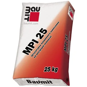 Штукатурна суміш стартова цементно-вапняна Baumit MPI 25 25кг
