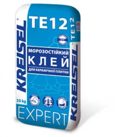 Клей для облицовки керамической плиткой Kreisel Expert TE12 25кг