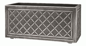 Фото цветочный горшок keter lead effect trough 59 л (5011431105313)