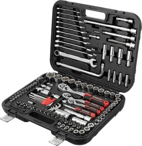 Набір інструментів Intertool STORM 1/2"; 3/8"; 1/4"; 126шт (ET-8126)