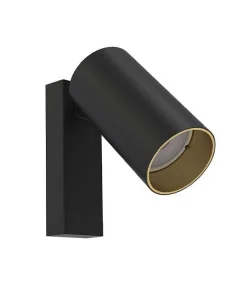 Світильник Nowodvorski Mono Kinkiet I Black/Gold (7764)