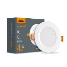 Фото светильник videx back встроенный круглый 4w 5000k (vl-dlbr-045)