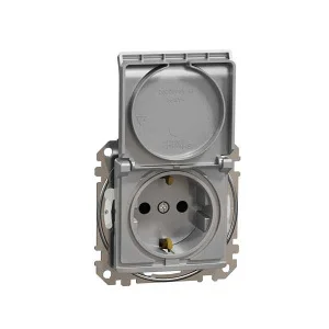 Розетка Schneider Sedna Design SDD213024 алюміній