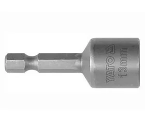 Головка торцева YATO шестигранна М8x48мм HEX=1/4" (YT-1503)
