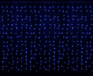 Гірлянда внутрішня Delux Curtain C 320LED IP20 синій 3х3м (90017999)