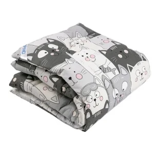 Ковдра Руно дитяча 140х105см (320.02ШУ_Grey Cat)