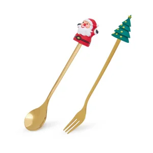 Фото набор столовых приборов fissman xmas 2 предмета (3066)