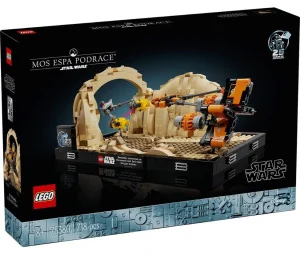 Фото конструктор lego star wars диорама mos espa podrace 718 деталей (75380)