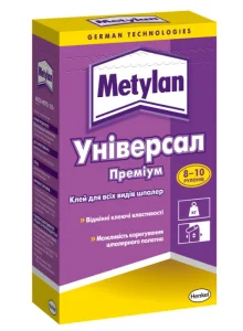 Клей для паперових шпалер Metylan Універсал 250г