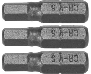 Набір біт STHOR HEX H5x25мм HEX 1/4" 3шт (65503)