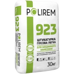 Штукатурка гипсовая для машинного нанесения Polirem 923 30 кг
