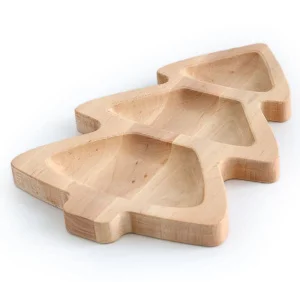 Тарілка дерев`яна Mazhura Ялинка 27,5x18,2см (mz728429)