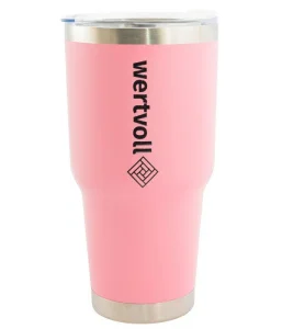 Термокружка Wertvoll Yummy 900мл рожева (RX-7002PK)