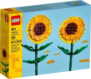Фото конструктор lego iconic подсолнечники 191 деталь (40524)