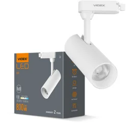 Фото led светильник трековый videx 10w 4100k белый (vl-tr04-104w)