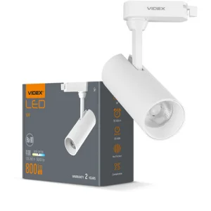 Фото led светильник трековый videx 10w 4100k белый (vl-tr04-104w)