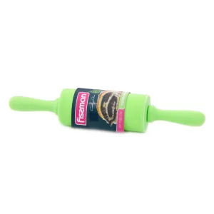 Силіконова скалка для мастики / тесту Fissman 23x4,5 см зелена AY-7560-PN