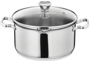 Каструля Tefal A7054674 Duetto 4.7 л нержавіюча сталь з кришкою