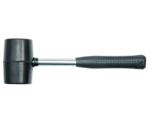 Молоток гумовий VOREL з металевою ручкою 410г (33557)