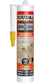 Клей монтажный Soudal Montage Fix 280мл (000030000050003102)