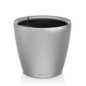Вазон Lechuza Classico Premium LS 35 сріблястий 33х35см 13л (16068)