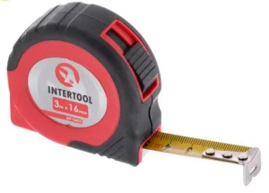 Рулетка з фіксатором Intertool 3м (MT-0403)